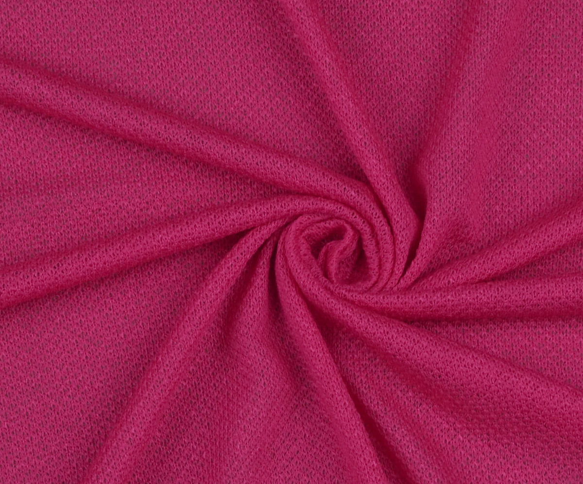 SÜPER LUXE ÖRGÜ ELBİSE TUNİKLİK - FUŞYA