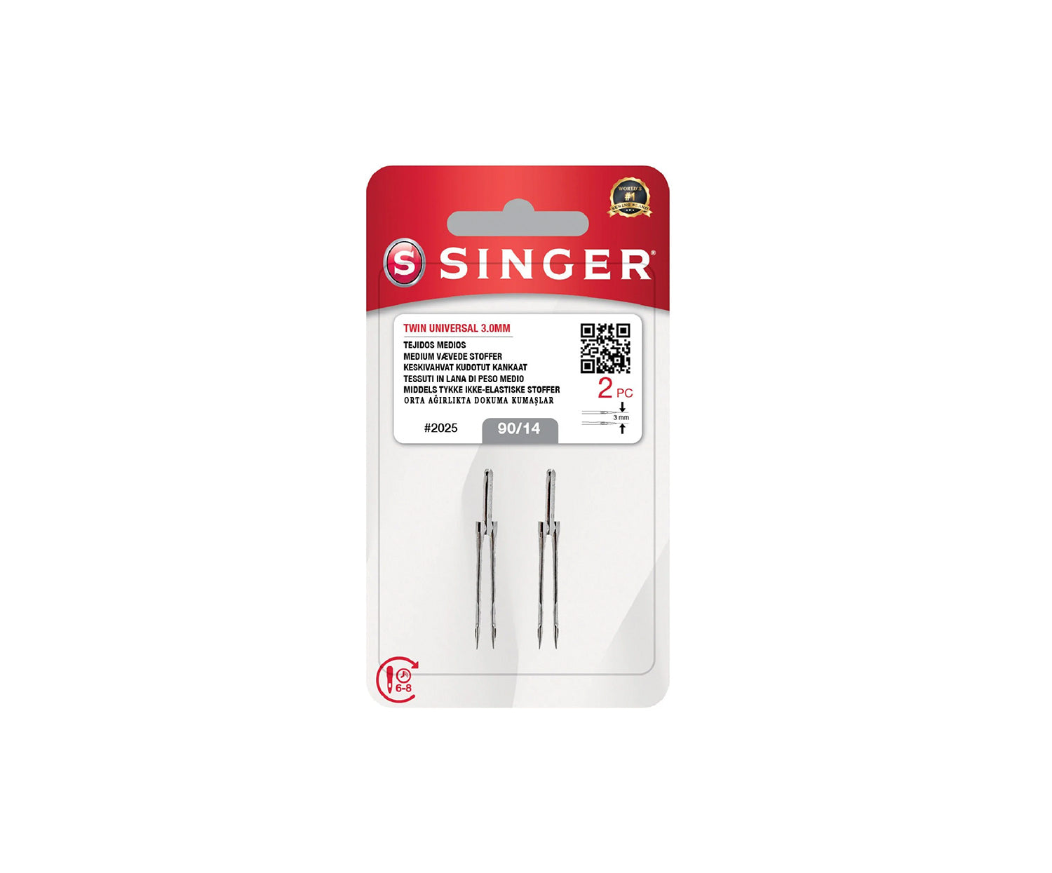 SINGER 2025-14 ÇİFT İĞNE 3 MM
