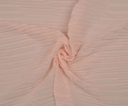 ŞİFON PİLİSE ELBİSE ETEK BLUZ - PEMBE
