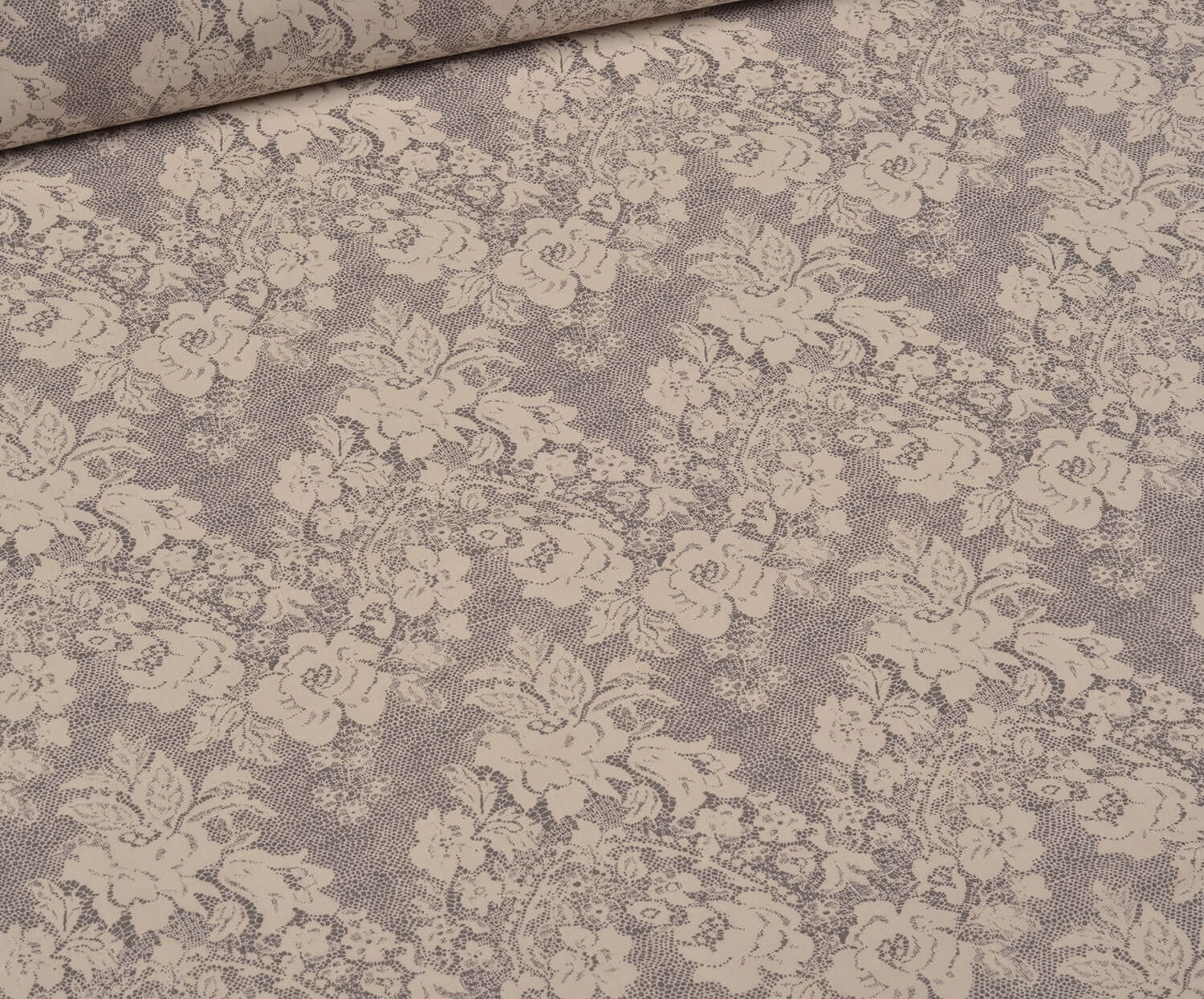 ÇİÇEK DESEN PANTOLON ELBİSE ETEKLİK - BEJ