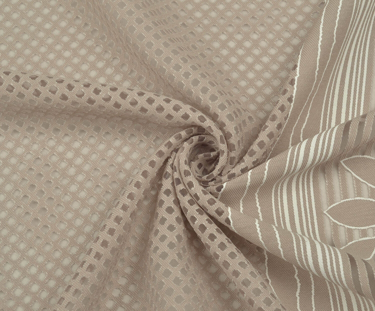 ETEK UCU ÇİÇEKLİ YAKMA KUMAŞ - VİZON