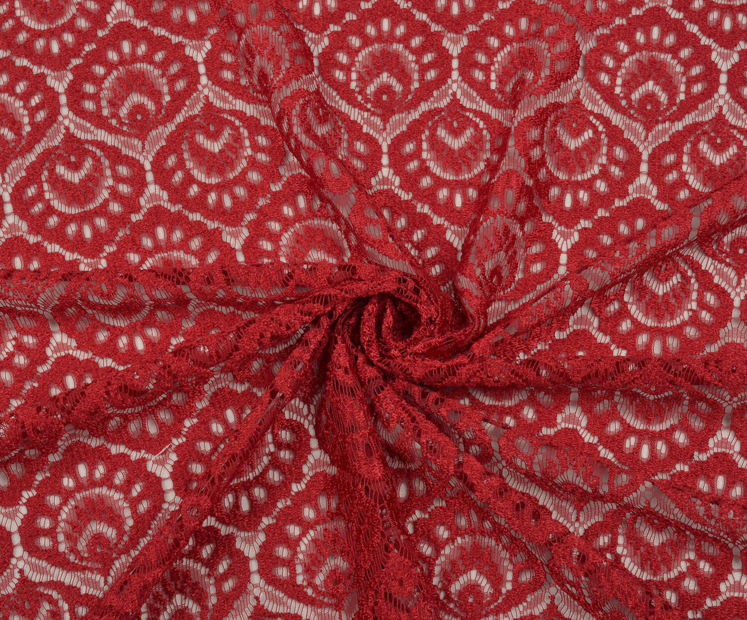 LİKRALI DANTEL DELUXE - KIRMIZI