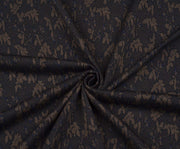 ÇİÇEKLİ ÖRME ELBİSE TUNİKLİK - LACİVERT