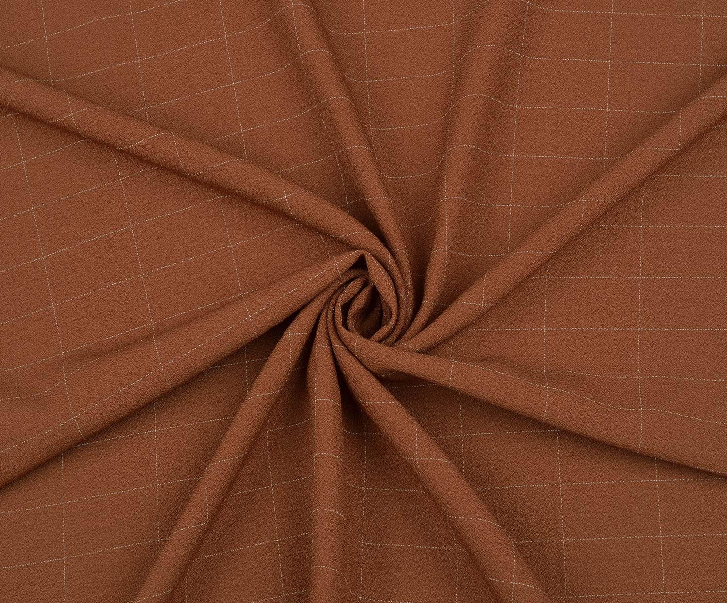 EKOSE DESENLİ LİKRALI LUXE KUMLU KREP - TARÇIN