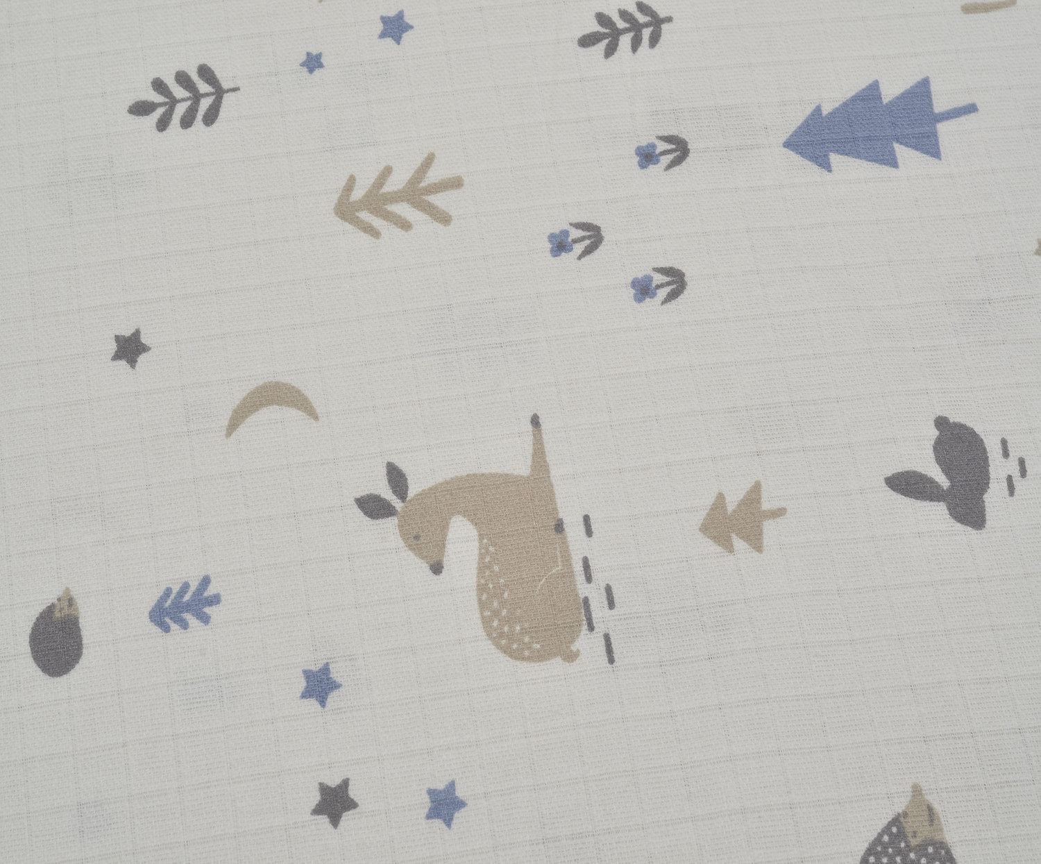 ORMAN MÜSLİN BEZİ KUMAŞ - SAKS