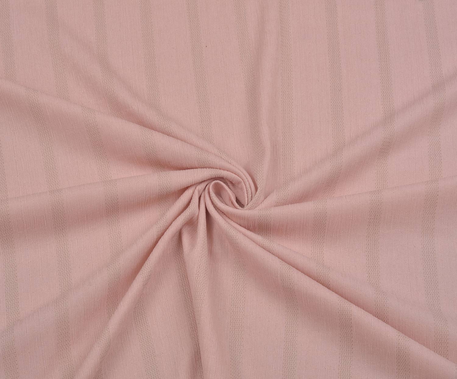 ÇİZGİLİ İNCE ÖRME KUMAŞ - PEMBE