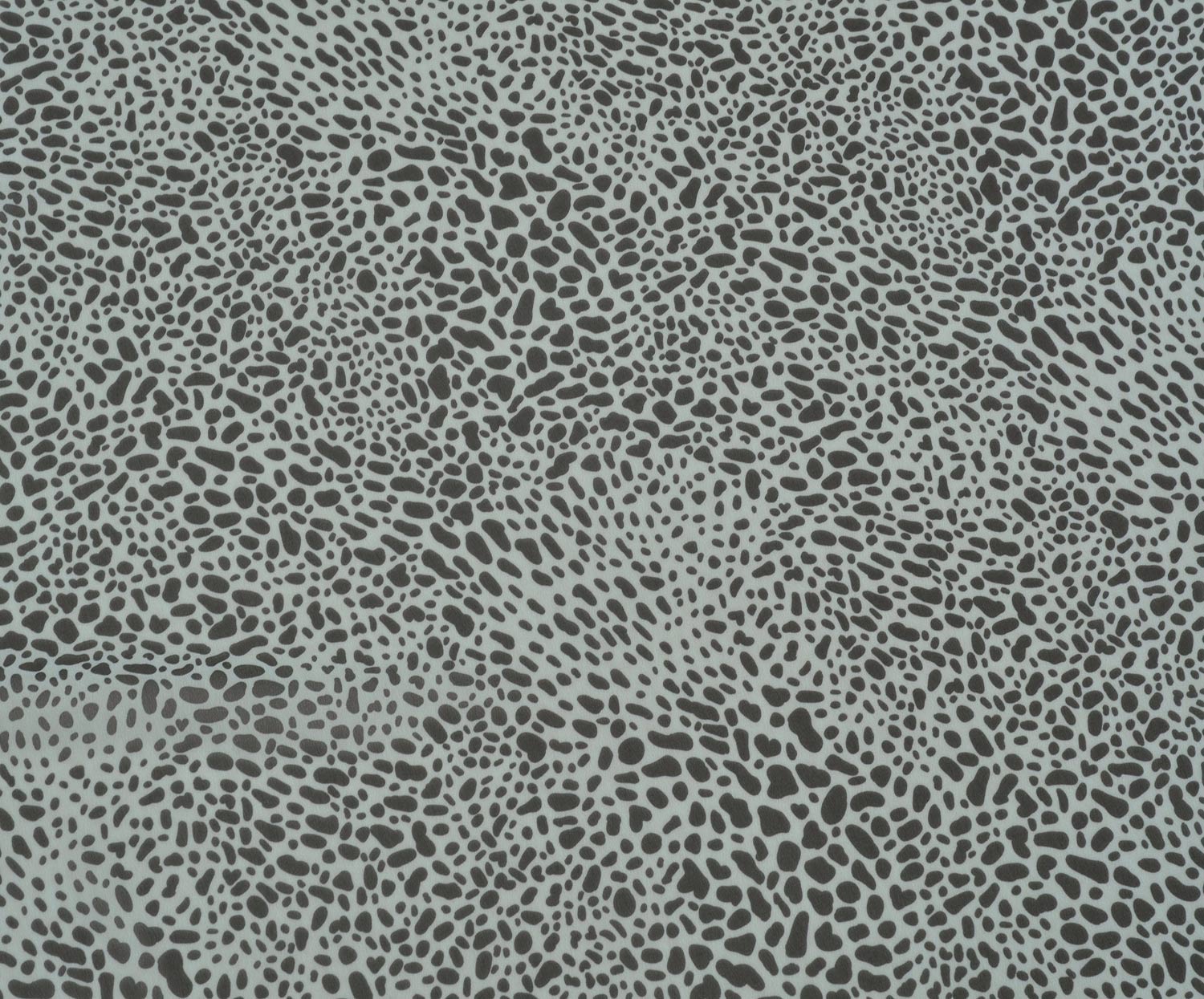LEOPAR DESENLİ KREP ŞİFON - MAVİ