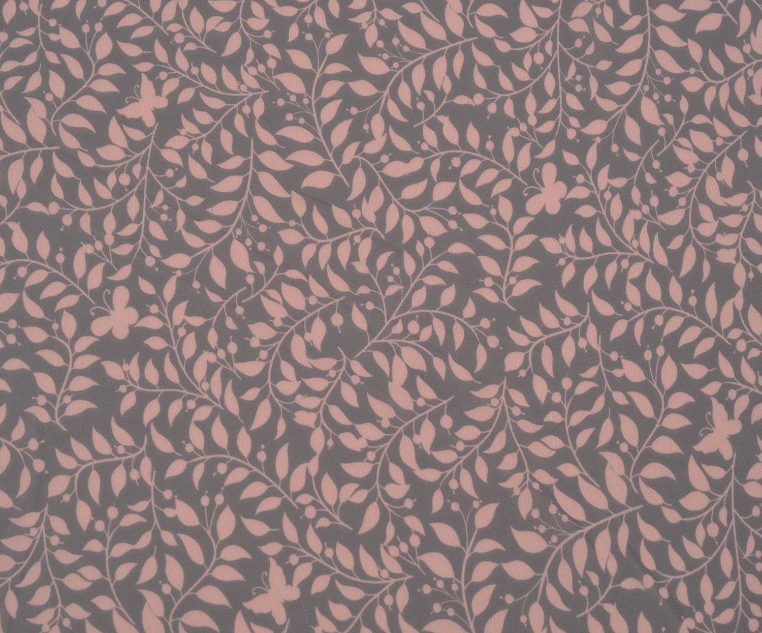 ÇİÇEKLİ KREP ŞİFON - PEMBE
