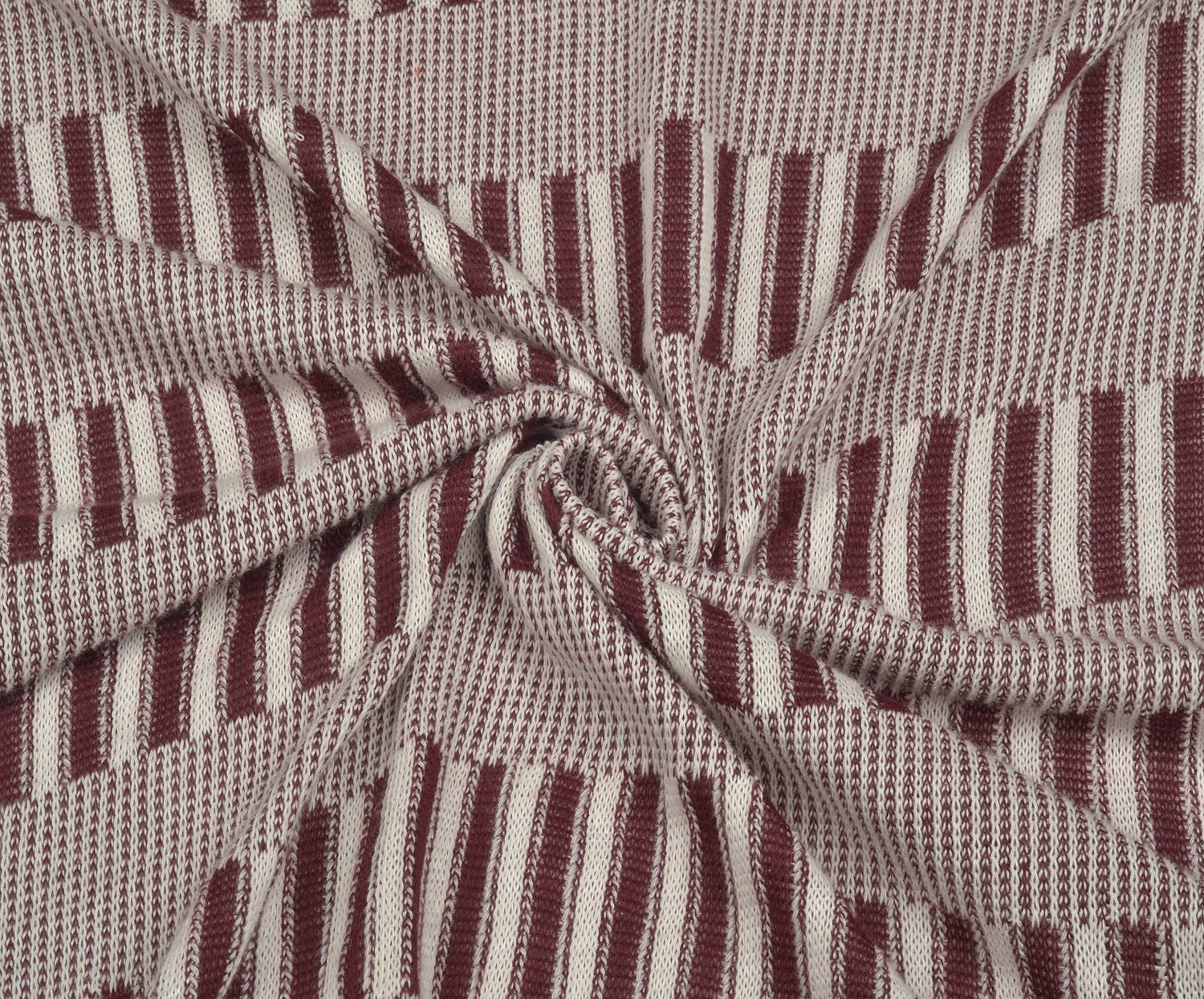 PAMUKLU ÖRME TRİKO KUMAŞ - BORDO