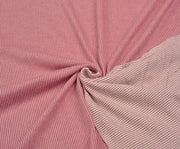 ÇİZGİLİ PENYE KUMAŞ - PEMBE