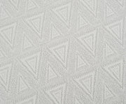 GEOMETRİK DESENLİ FULL PAYET ABİYELİK KUMAŞ - EKRU