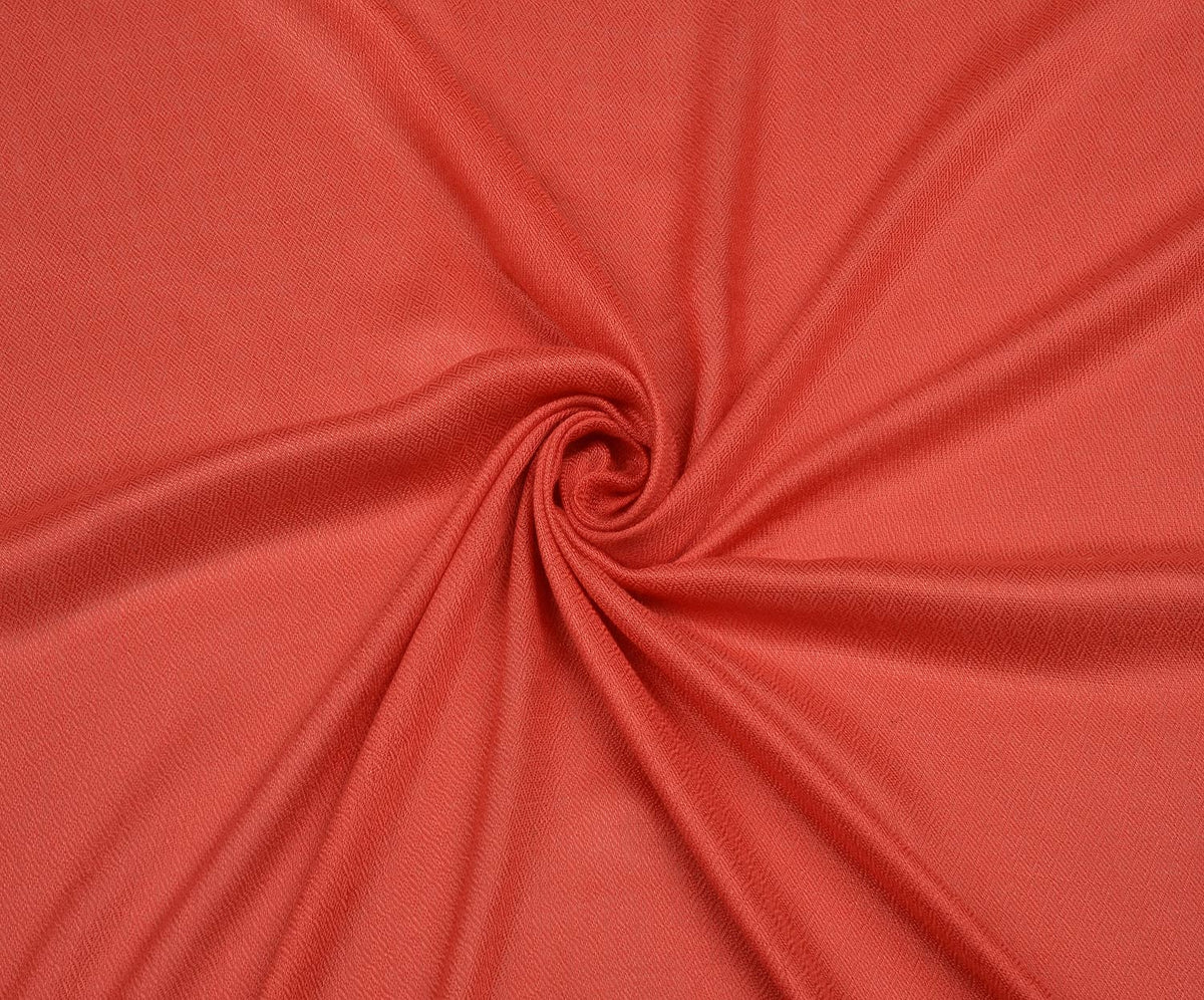 SÜPER SOFT DOKULU %100 VİSKON KUMAŞ - KIRMIZI