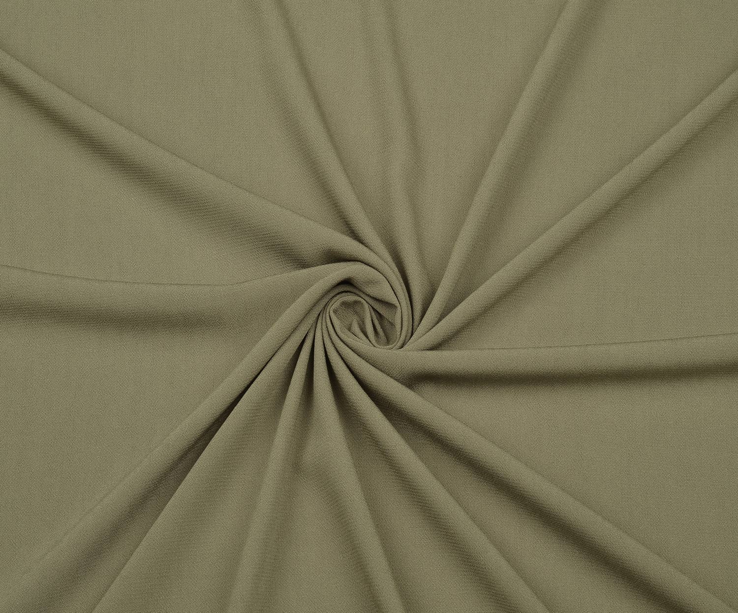 %100 BAMBU KREP KUMAŞ - HAKİ