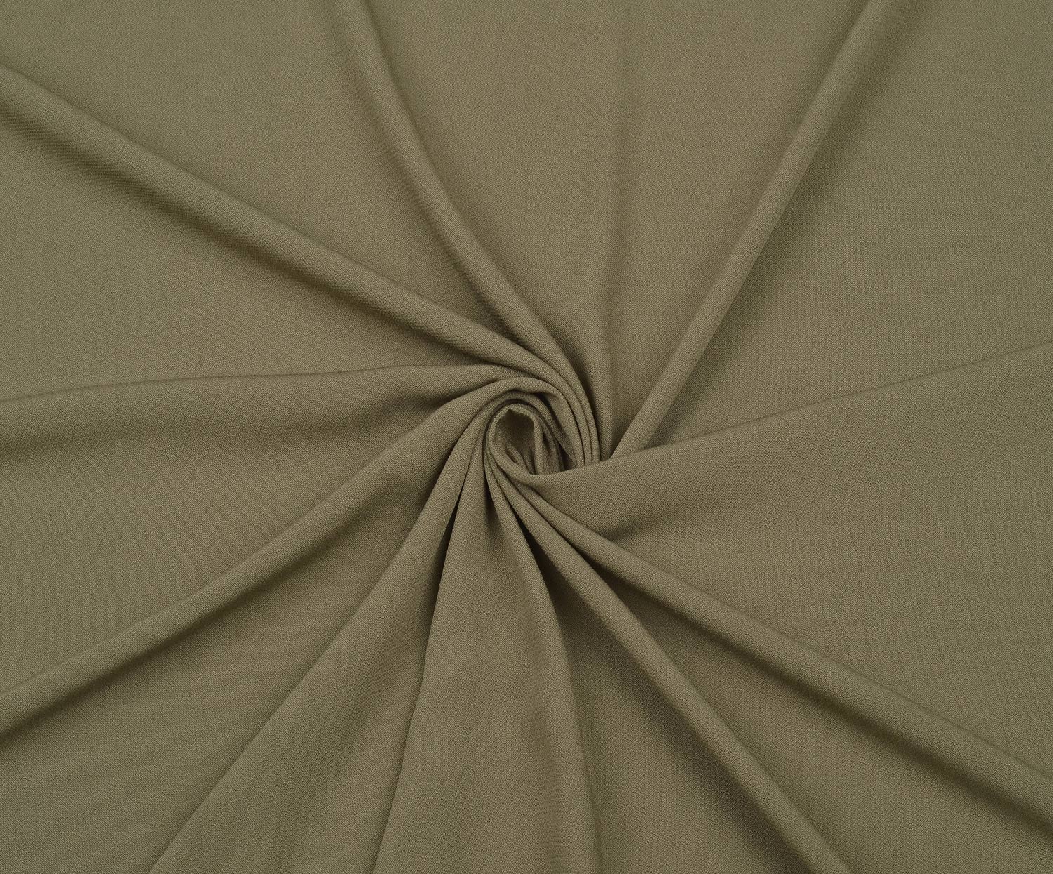 %100 BAMBU KREP KUMAŞ - HAKİ