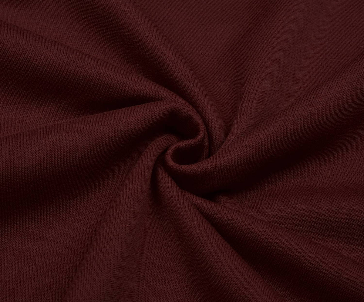 ÜÇ İPLİK ŞARDONLU KUMAŞ - BORDO