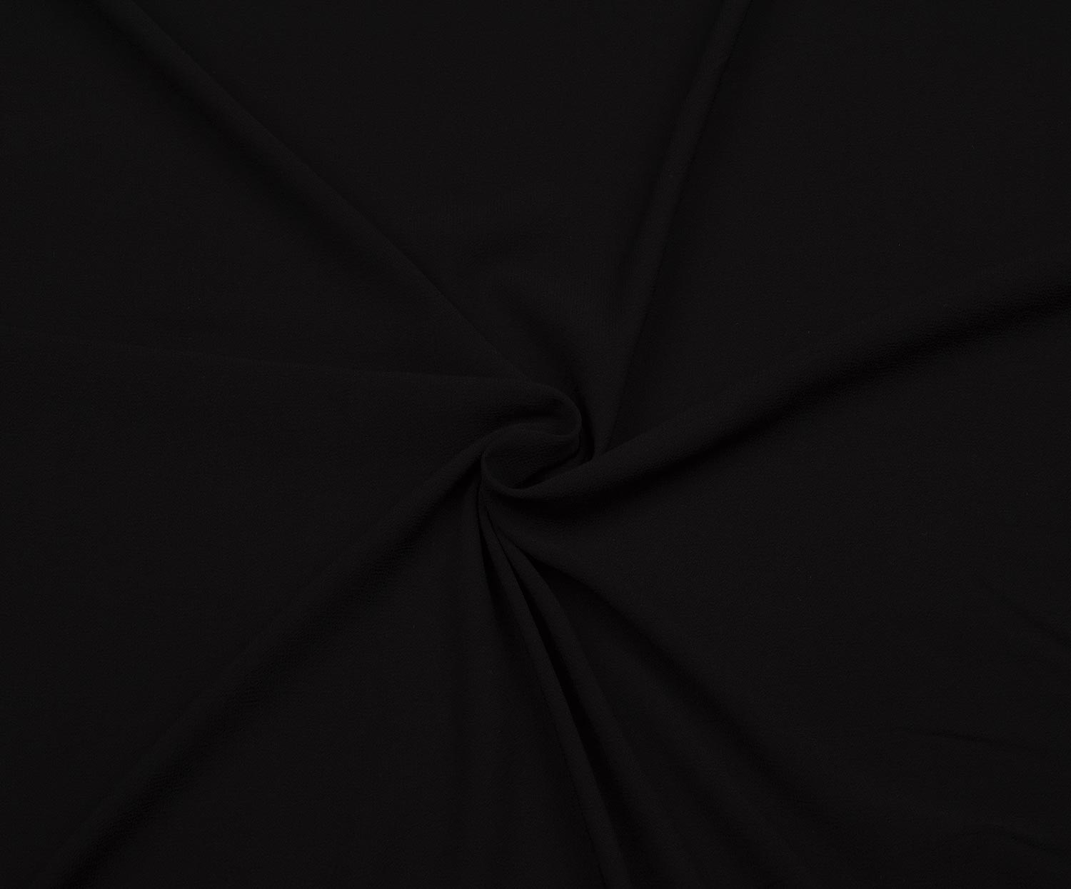 %100 BAMBU KREP KUMAŞ - SİYAH