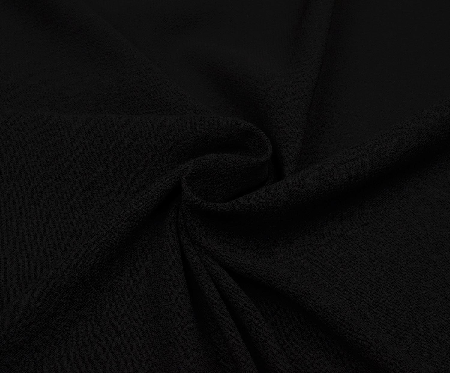 %100 BAMBU KREP KUMAŞ - SİYAH