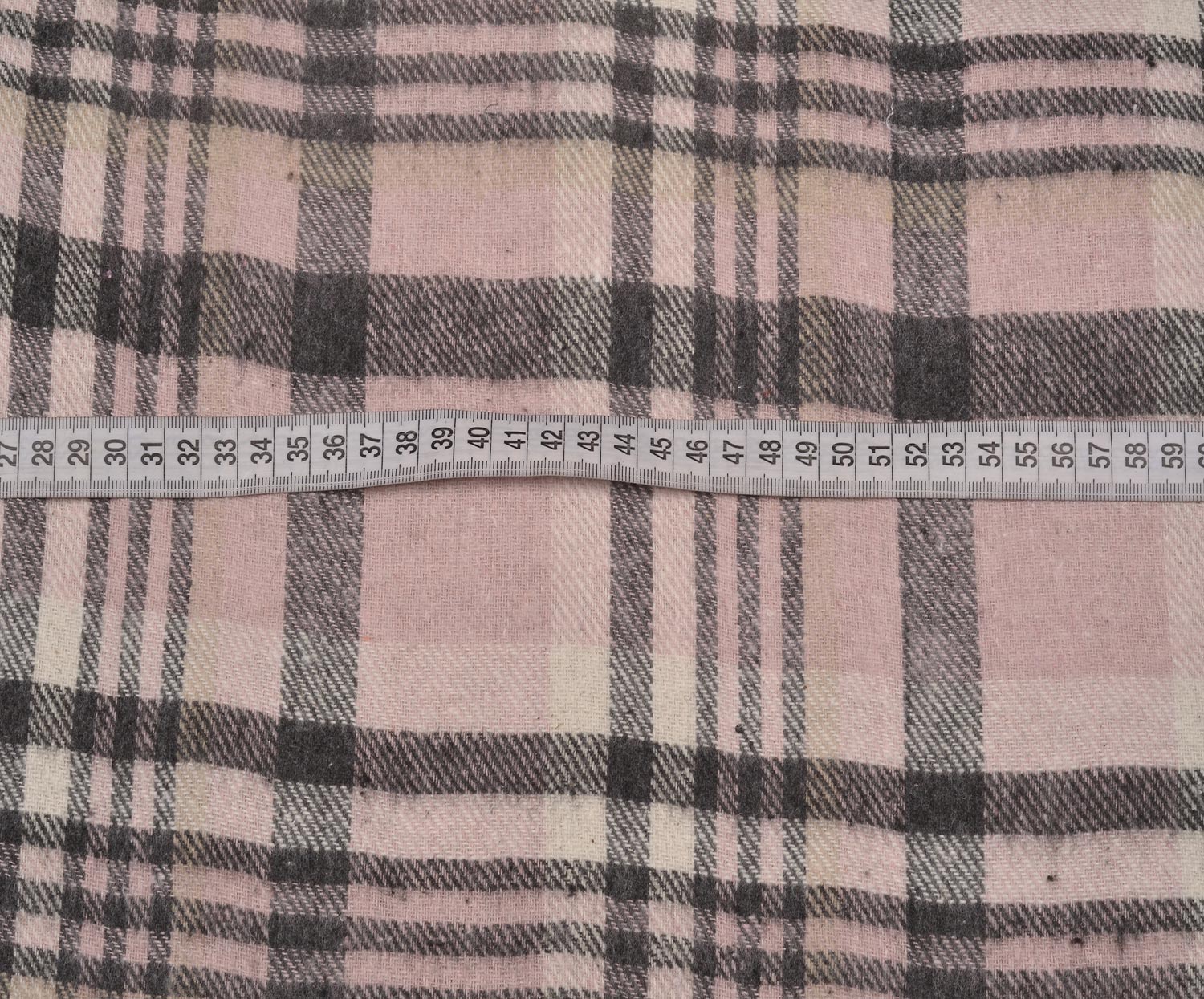 EKOSE DESENLİ KAŞE KUMAŞ - PEMBE