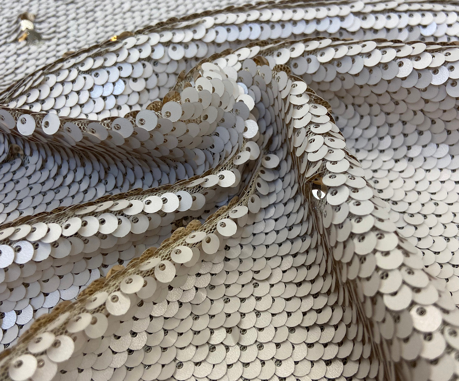 PUL PAYET İŞLEME KUMAŞ - BEJ