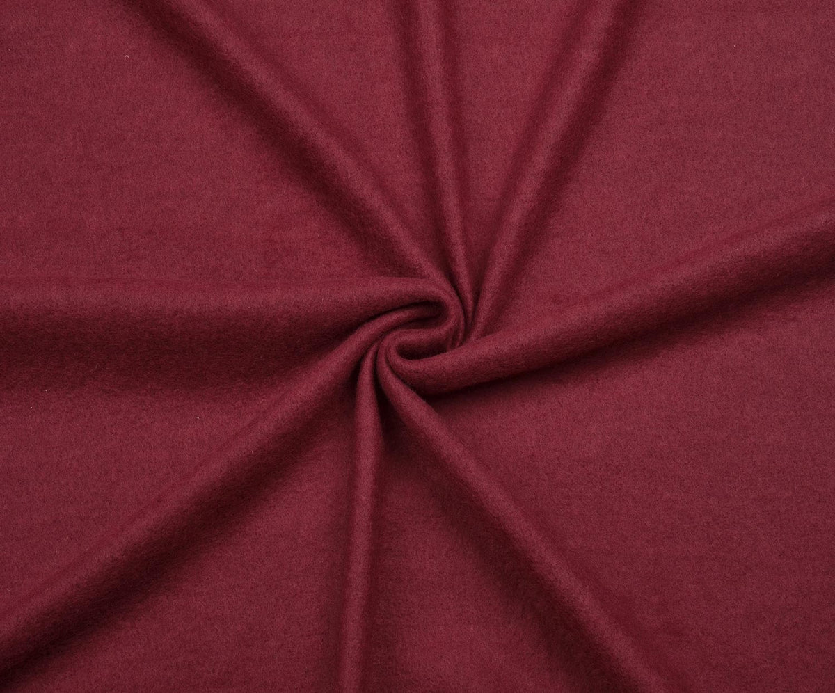 ŞARDONLU ANGORA KUMAŞ - VİŞNE