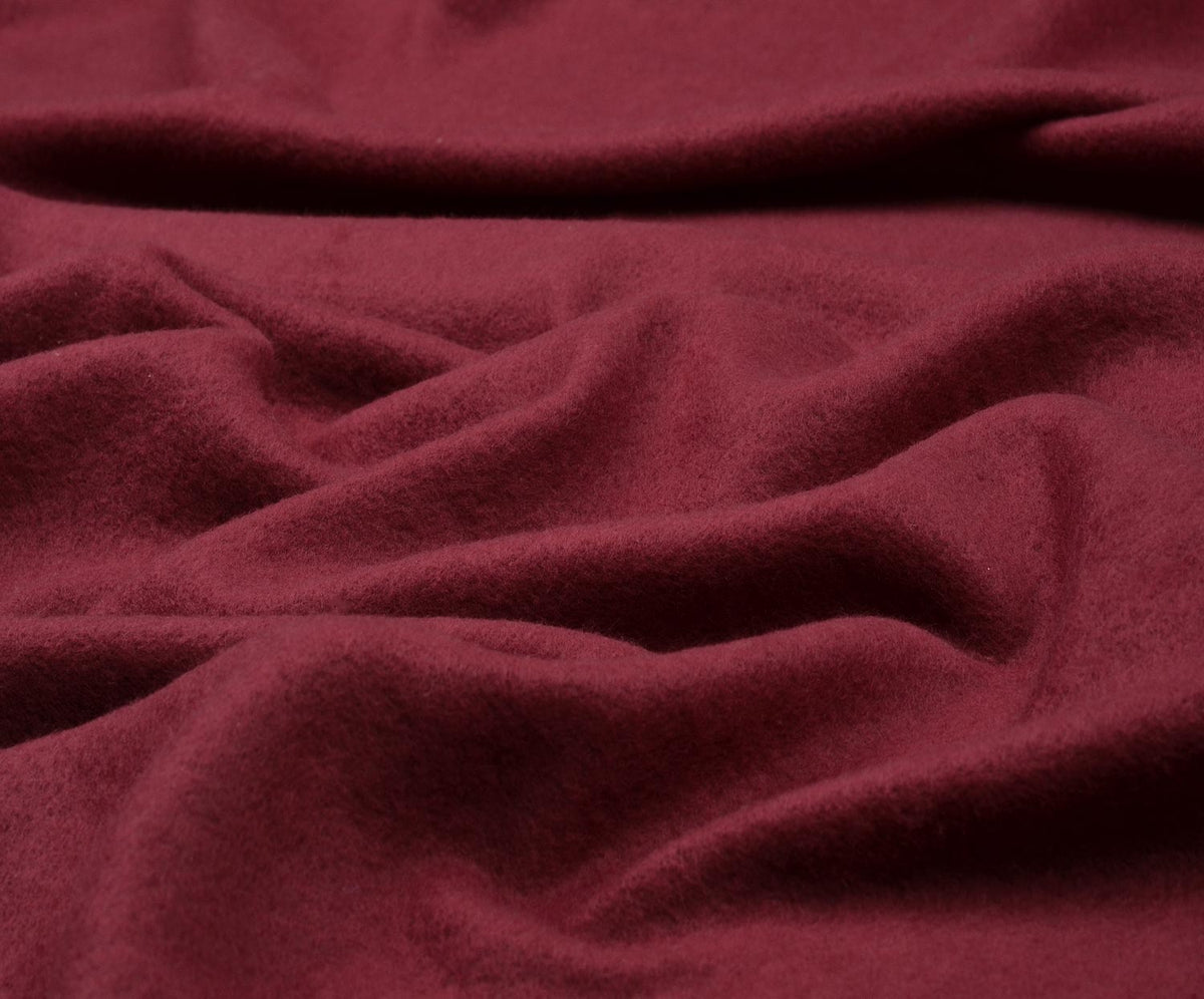 ŞARDONLU ANGORA KUMAŞ - VİŞNE
