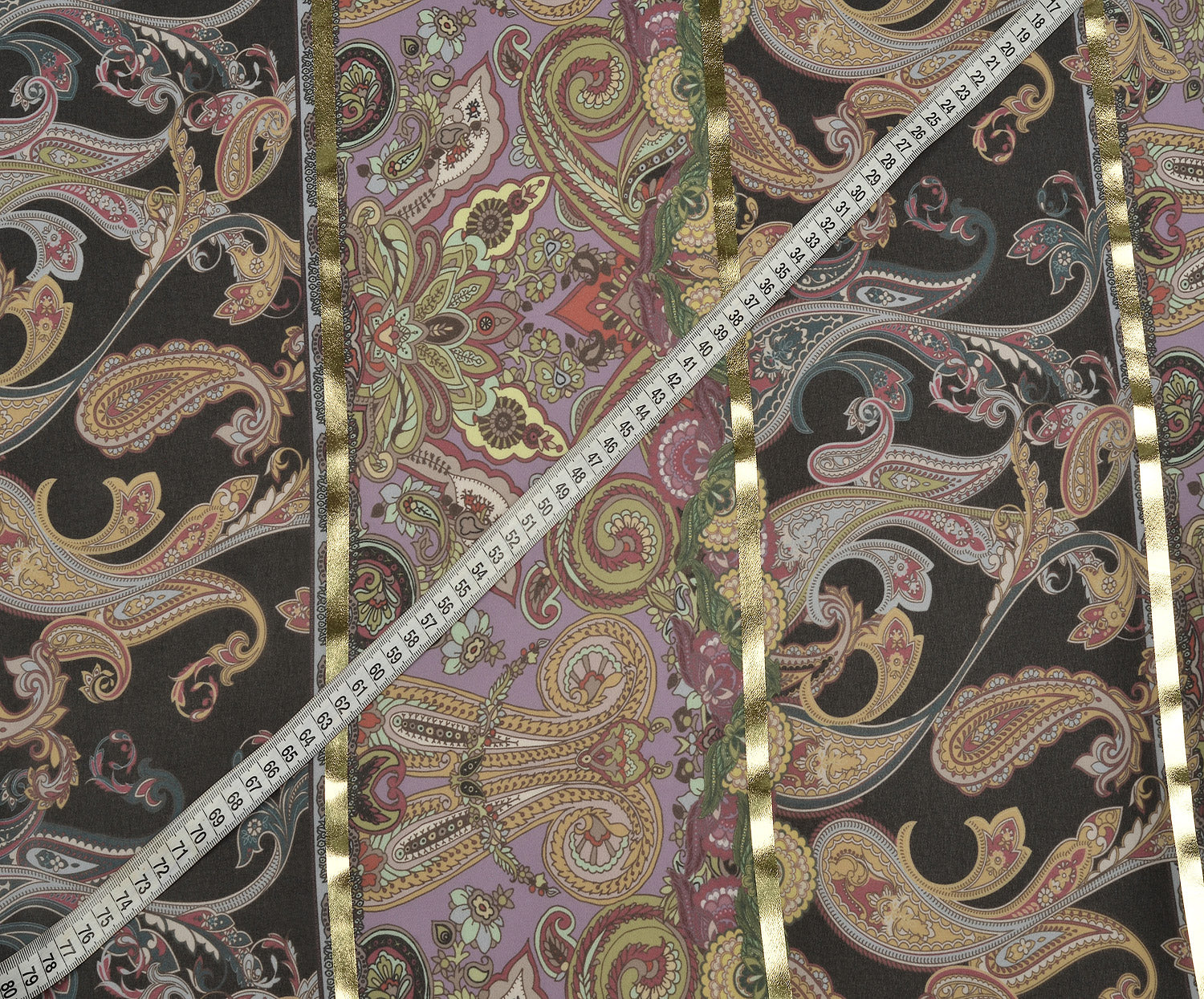 ETNİK DESENLİ ŞİFON KUMAŞ - HARMONİ