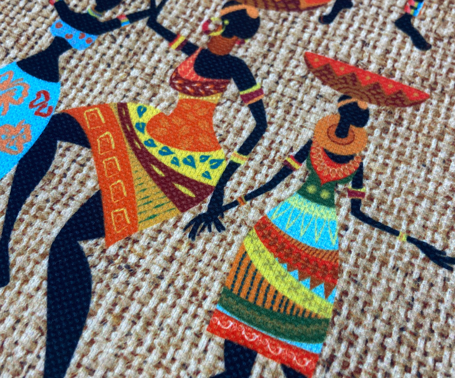 AFRİKALI KIZLAR RUNNER KUMAŞ - BEJ