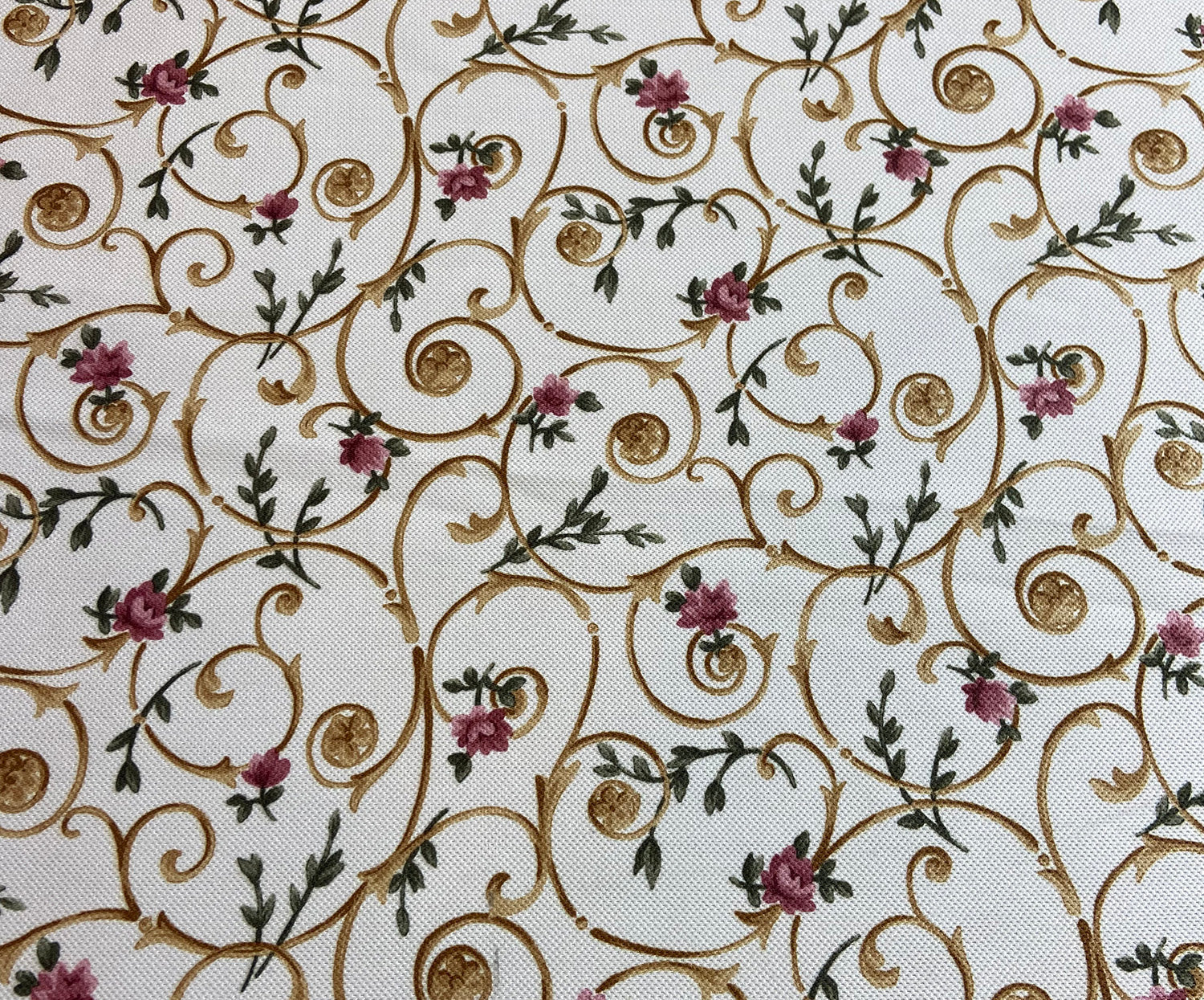 DESENLİ DİJİTAL BASKI KUMAŞ - ALTIN