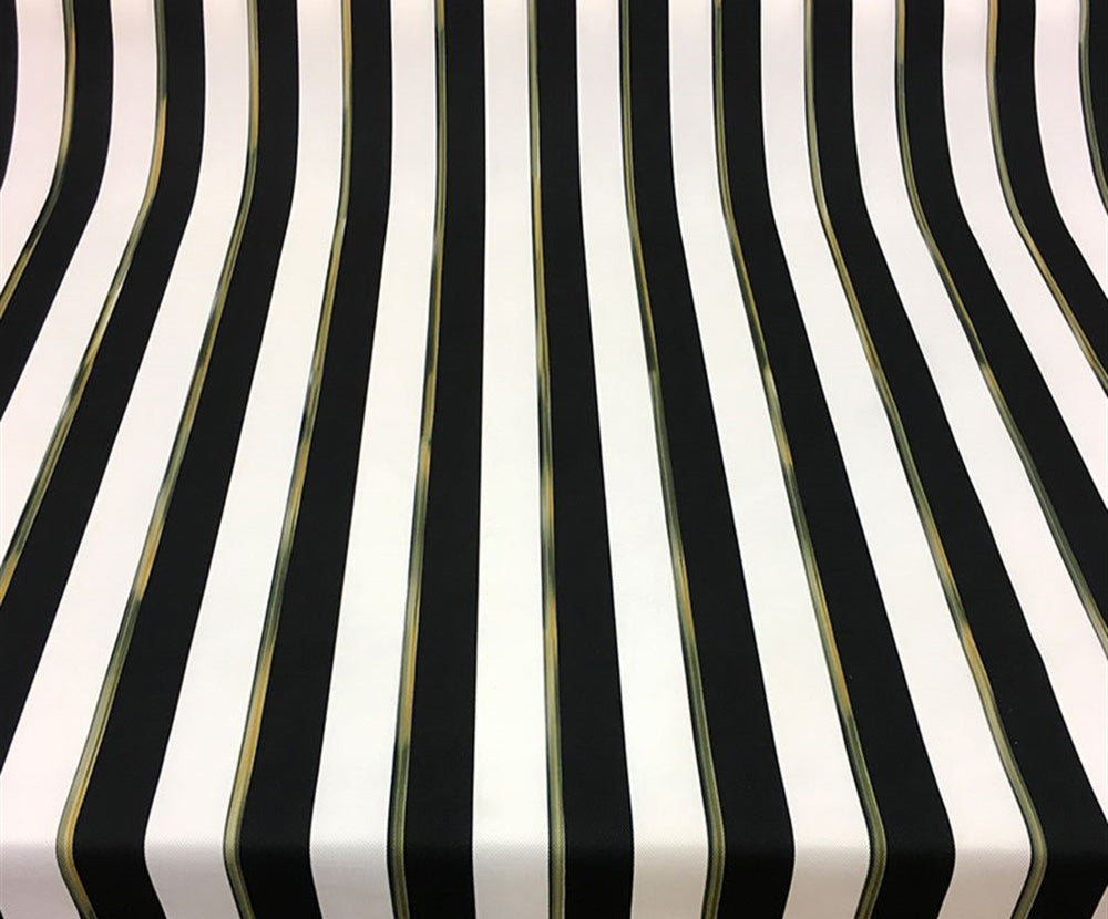 4X4 CM ÇİZGİLİ YAĞLI BOYA DİJİTAL BASKI KUMAŞ - SİYAH