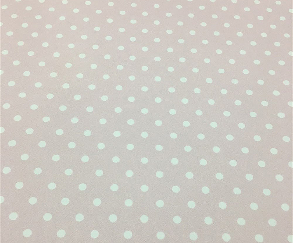 KÜÇÜK PUANLI DİJİTAL BASKI KUMAŞ - PEMBE