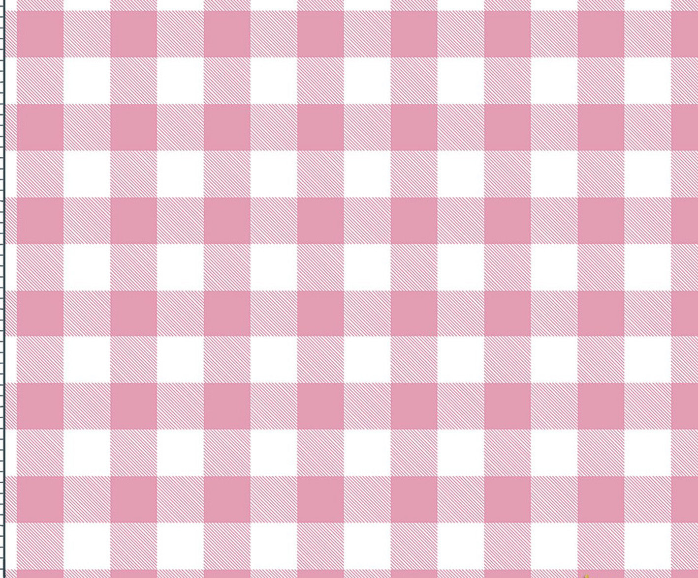 ÇİLEK BÜYÜK PÖTİKARE DİJİTAL BASKI KUMAŞ - PEMBE