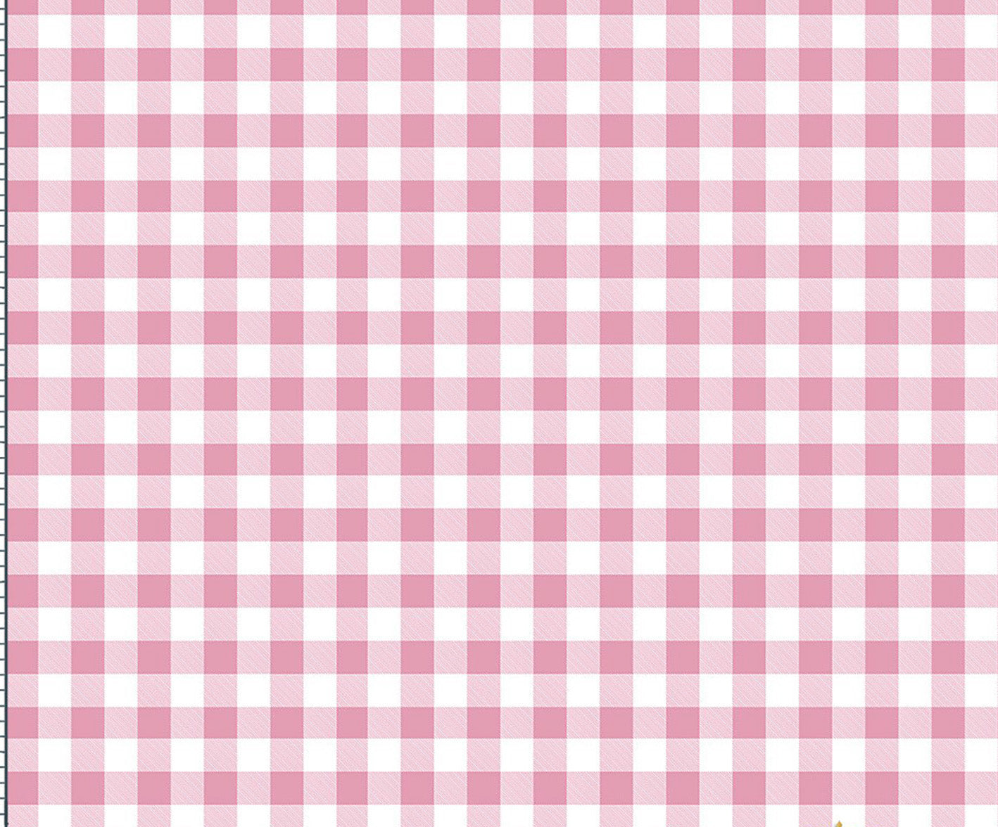 ÇİLEK KÜÇÜK PÖTİKARE DİJİTAL BASKI KUMAŞ - PEMBE