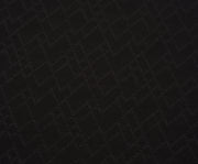 GEOMETRİK DESENLİ VİSKON KUMAŞ - SİYAH