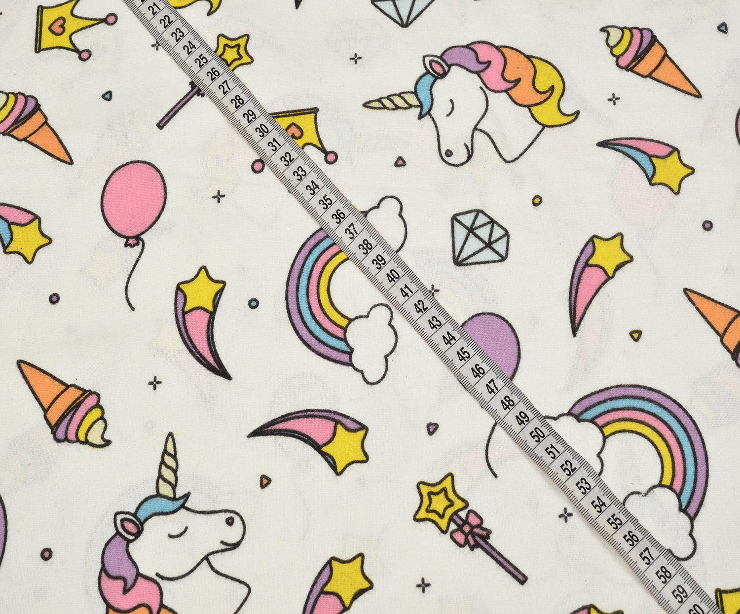 DONDURMALI UNİCORN PAZEN KUMAŞ - PEMBE