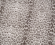 LEOPAR DESENLİ VUAL KUMAŞ - KAHVE