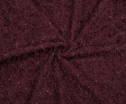SAKALLI TRİKO KUMAŞ - BORDO