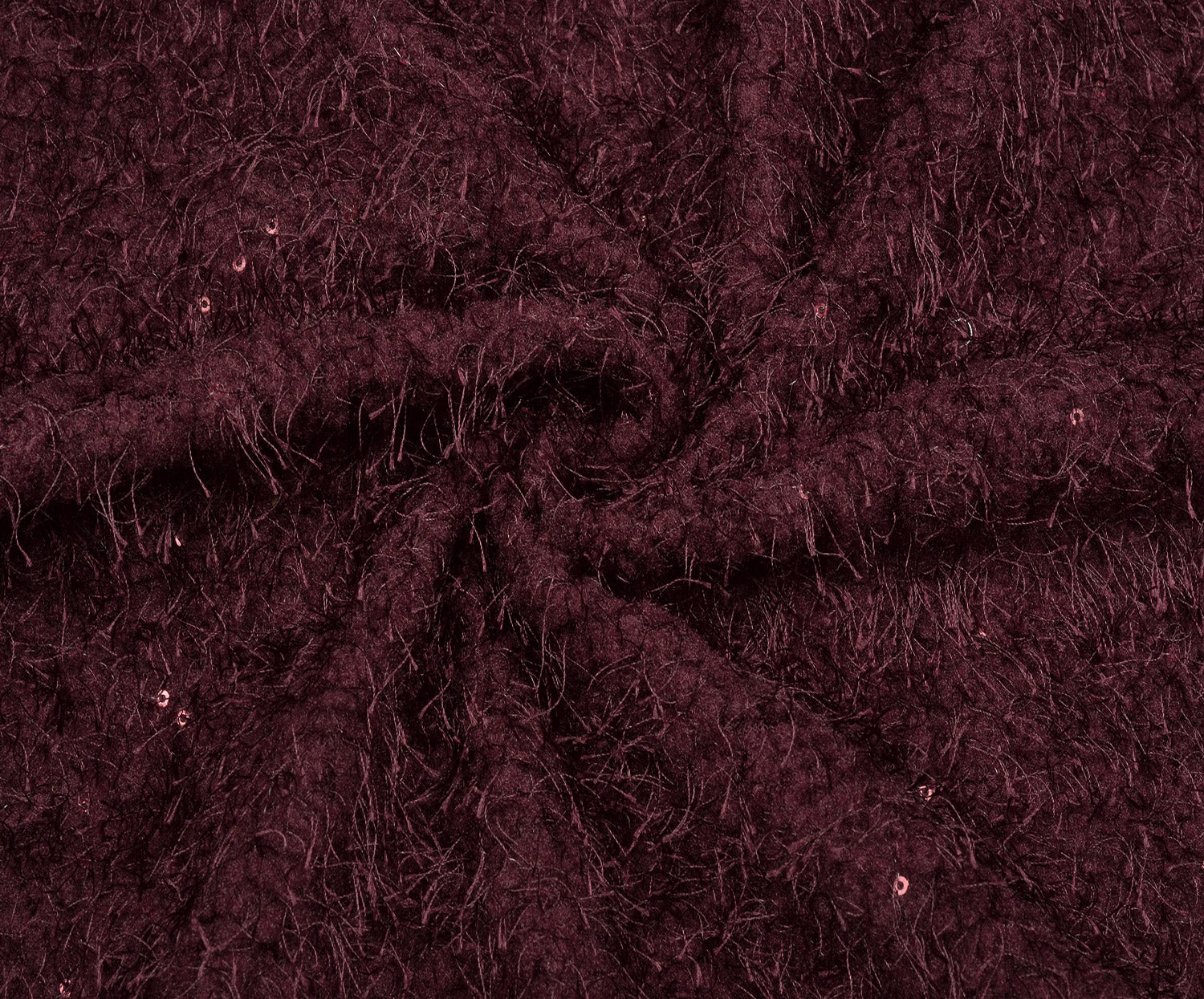 SAKALLI TRİKO KUMAŞ - BORDO