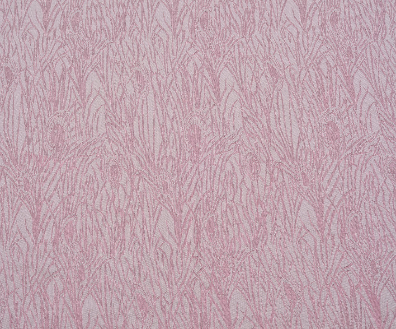 DESENLİ JAKAR KUMAŞ - PEMBE