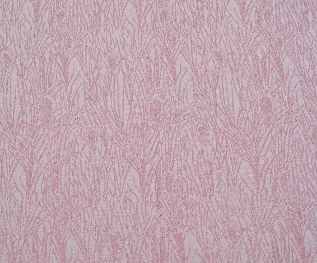 DESENLİ JAKAR KUMAŞ - PEMBE