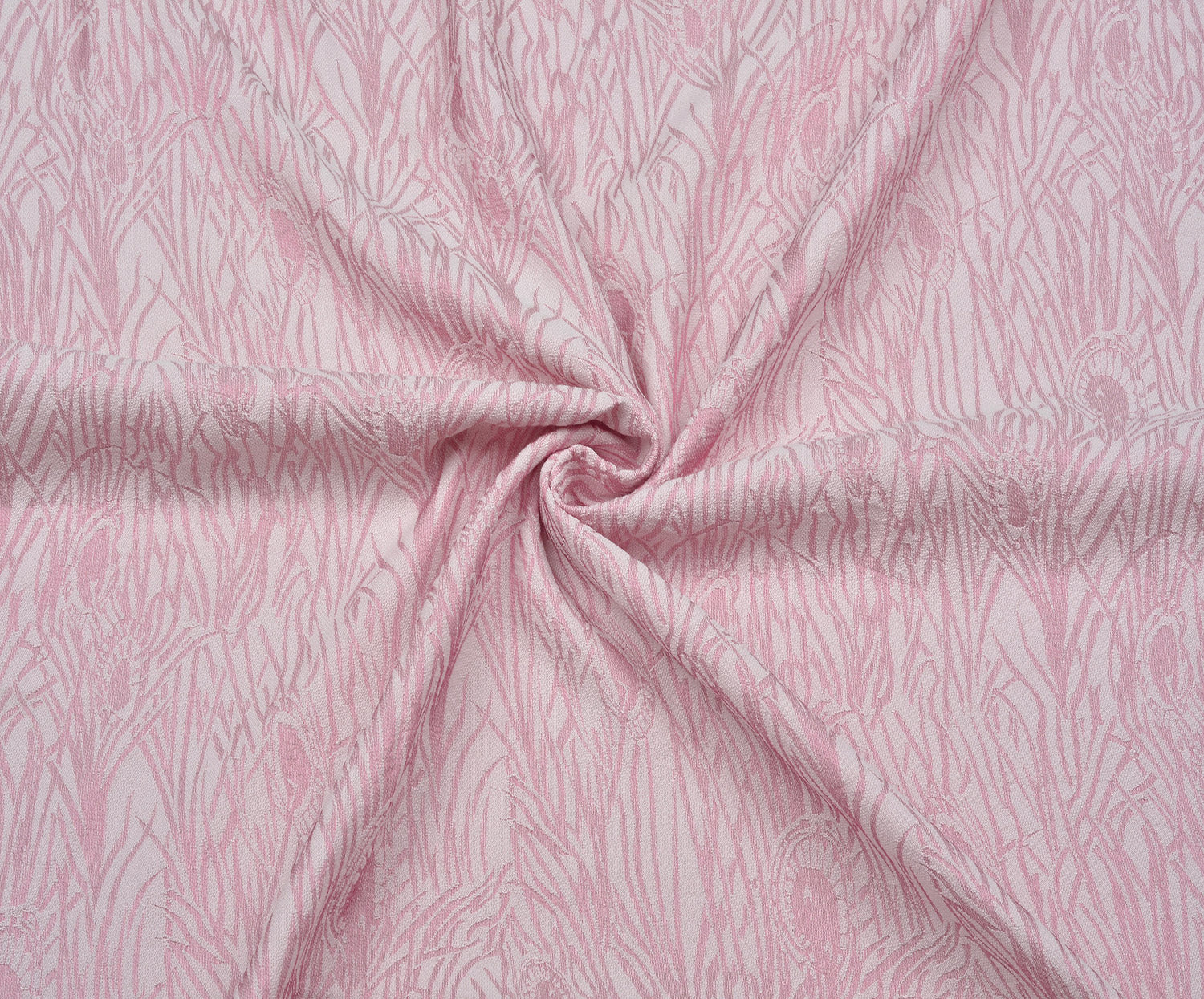 DESENLİ JAKAR KUMAŞ - PEMBE