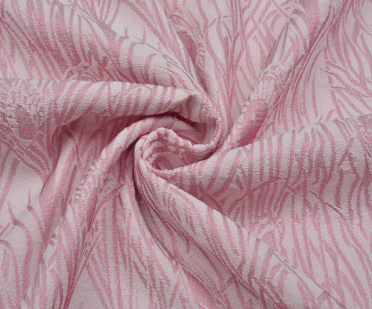 DESENLİ JAKAR KUMAŞ - PEMBE