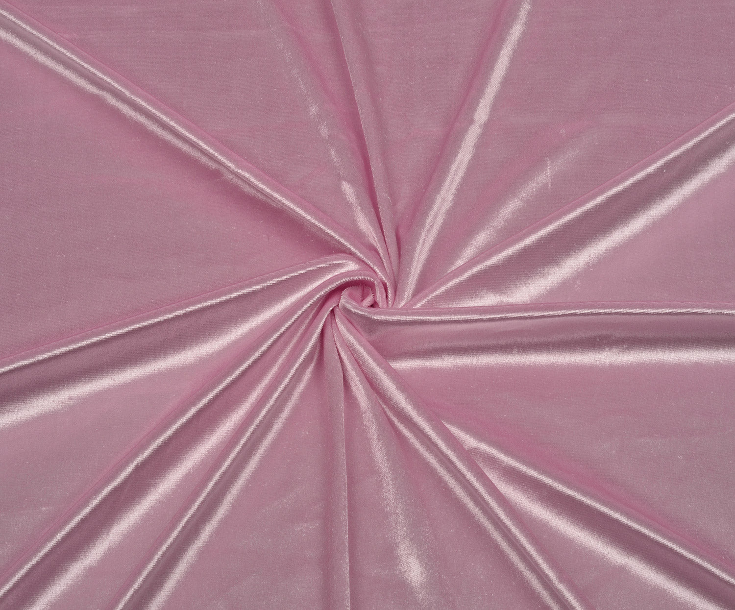 LİKRALI KADİFE KUMAŞ - PEMBE