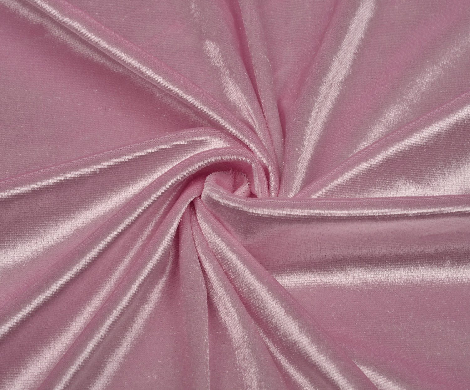 LİKRALI KADİFE KUMAŞ - PEMBE