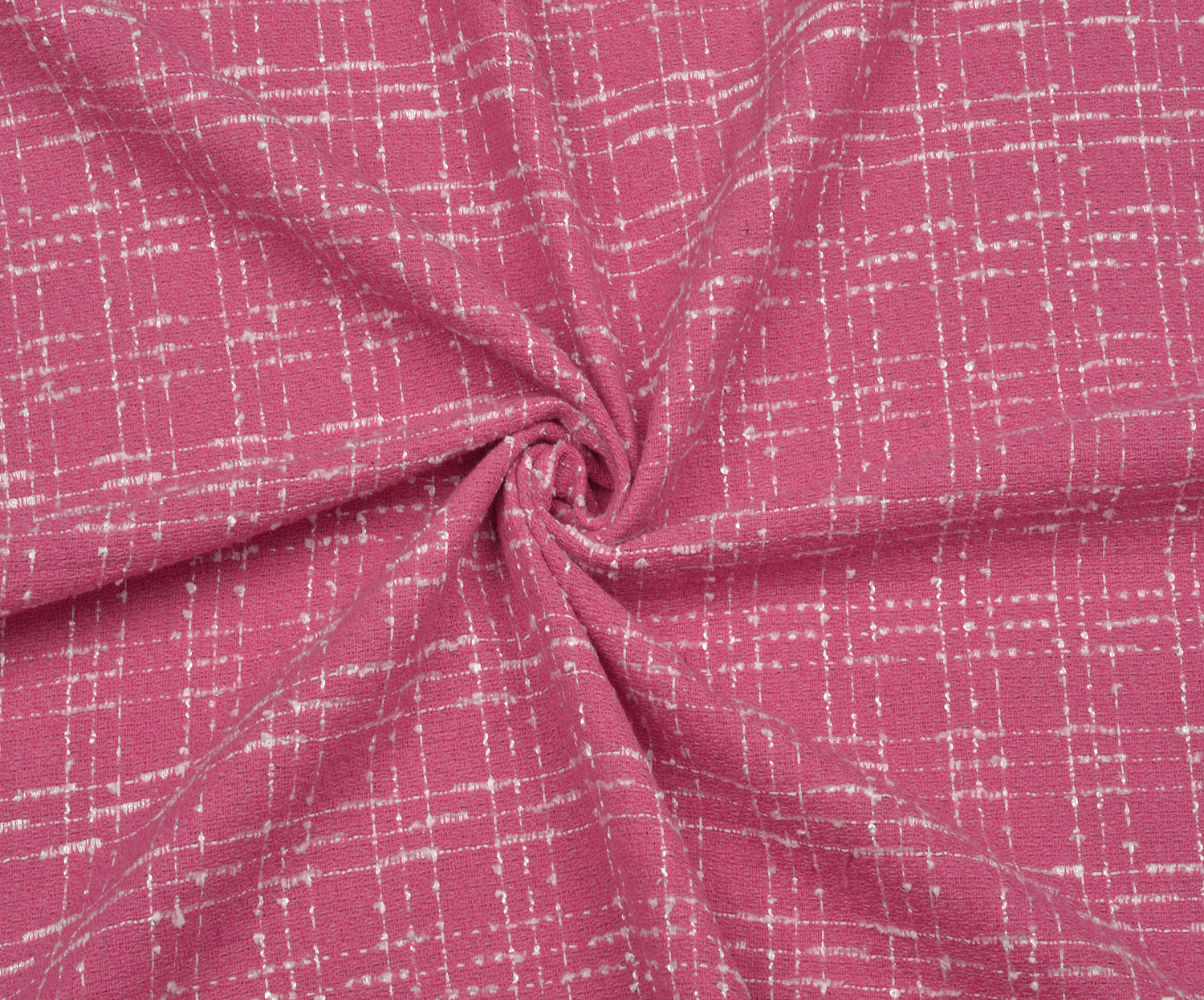 EKOSE DESENLİ TÜVİT ŞANEL KUMAŞ - PEMBE