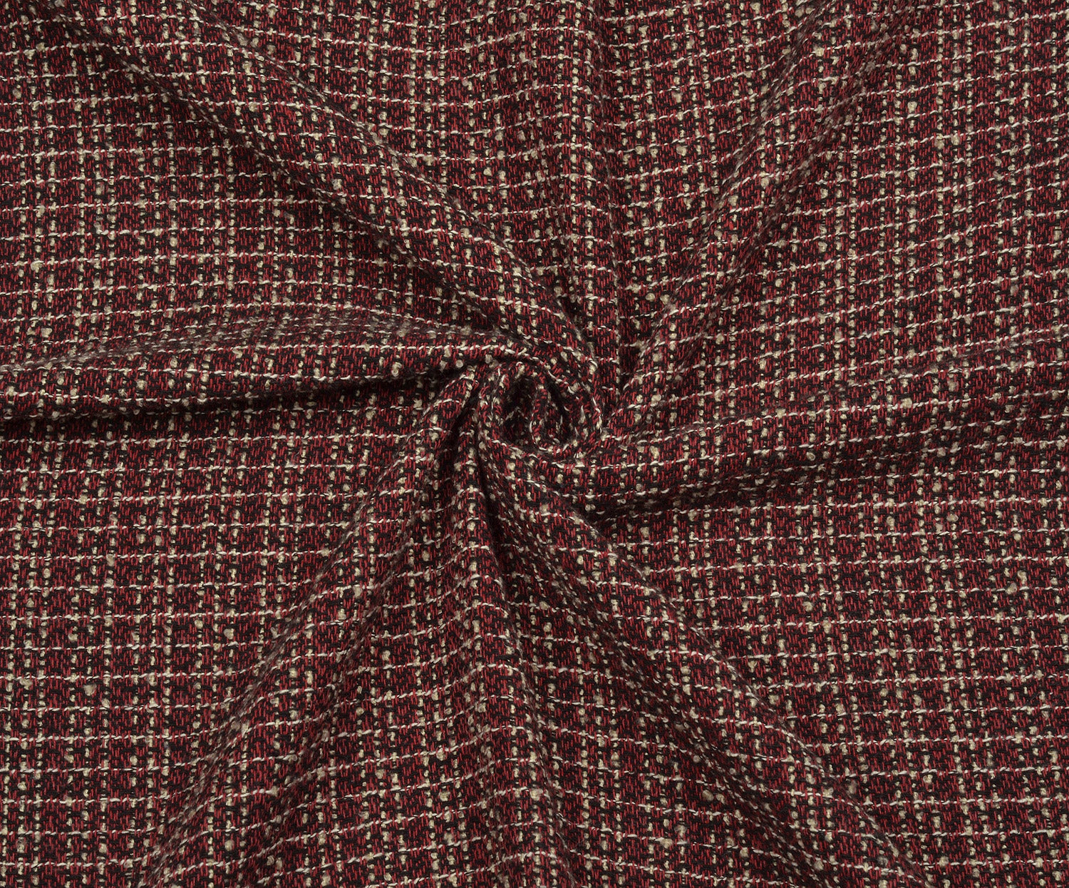 TÜVİT DESENLİ ŞANEL KUMAŞ - BORDO