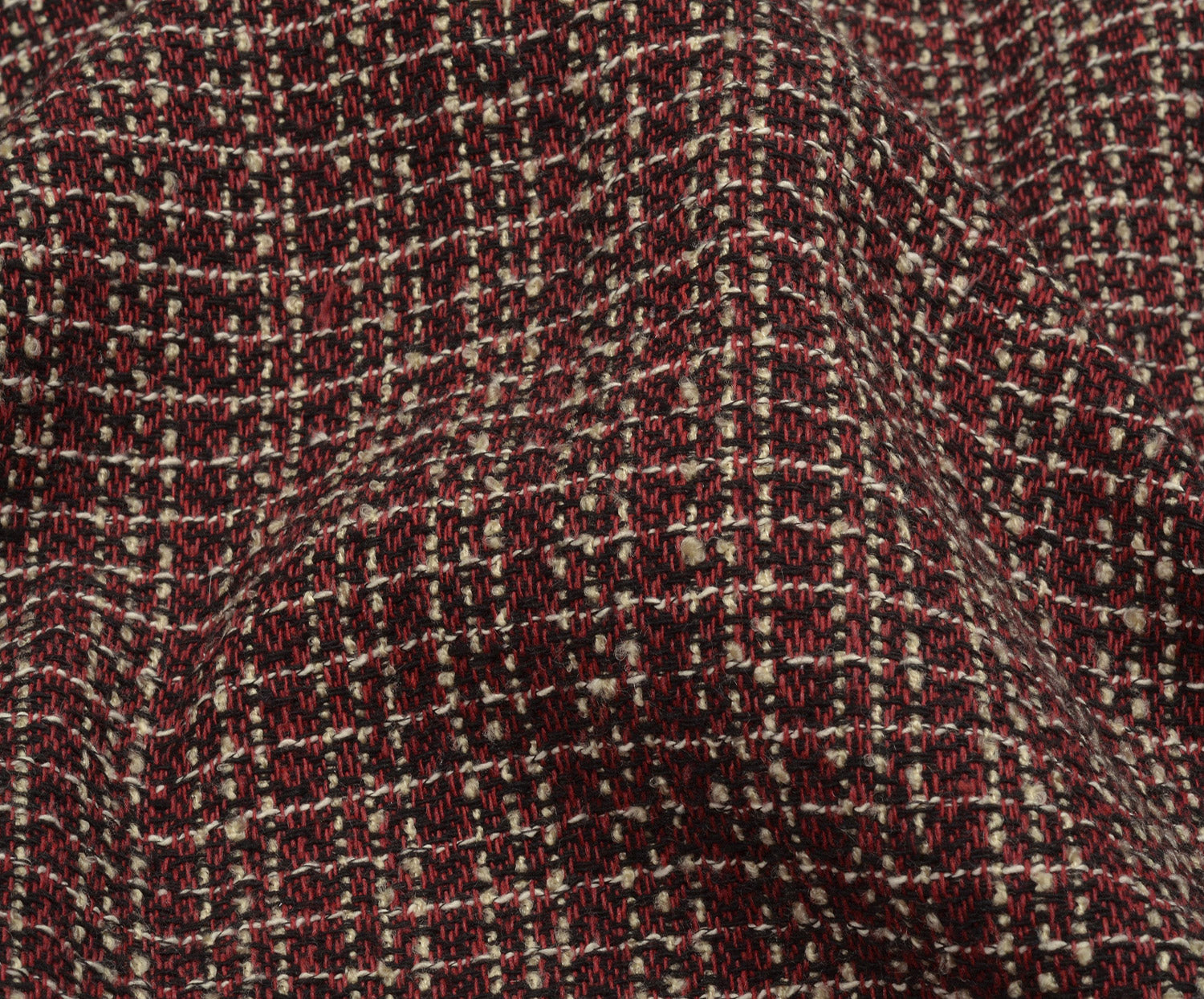 TÜVİT DESENLİ ŞANEL KUMAŞ - BORDO