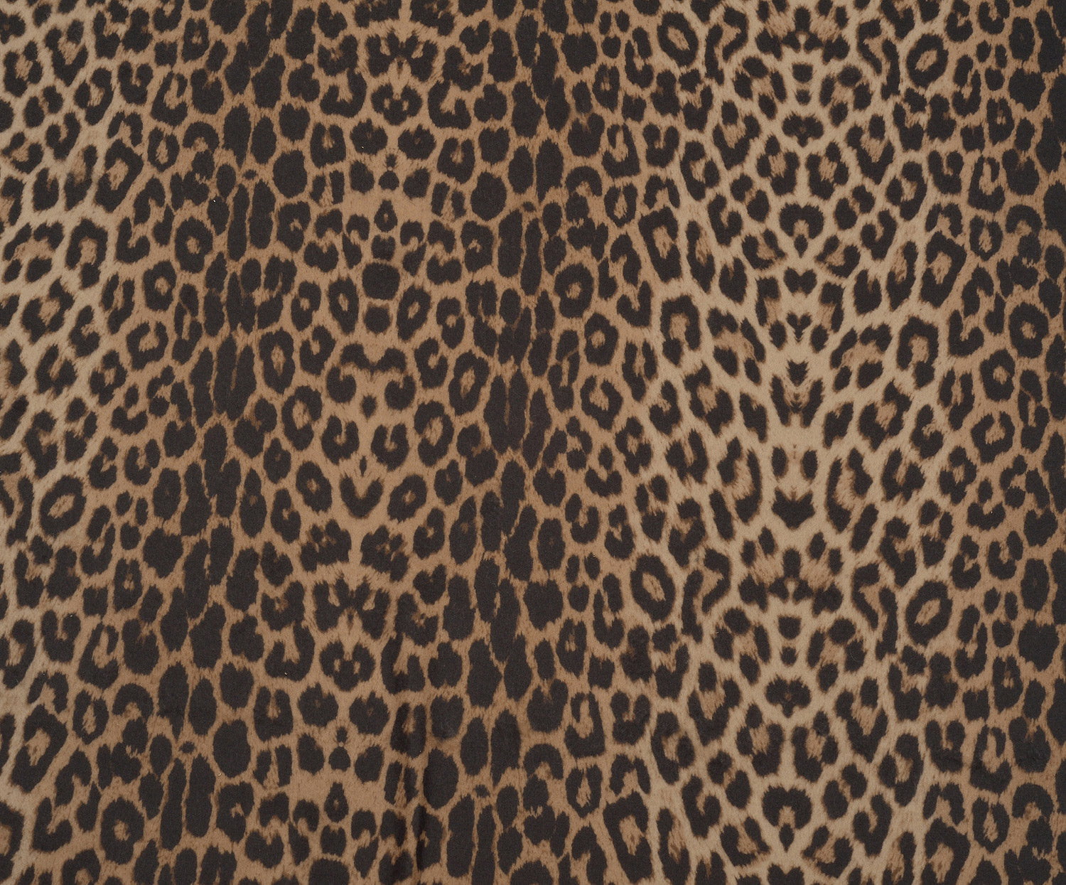 LEOPAR DESENLİ ANGORA KUMAŞ - KAHVE