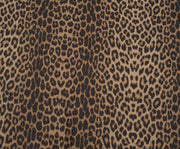 LEOPAR DESENLİ ANGORA KUMAŞ - KAHVE