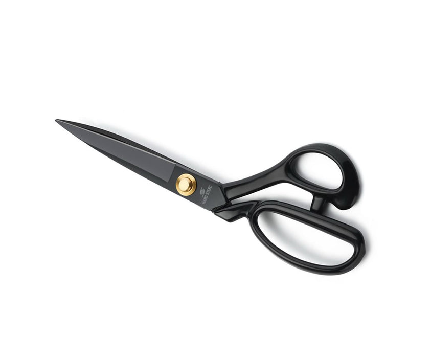 9INCH SCISSORS WITH BLACK HANDLE STAINLESS STEEL NUT