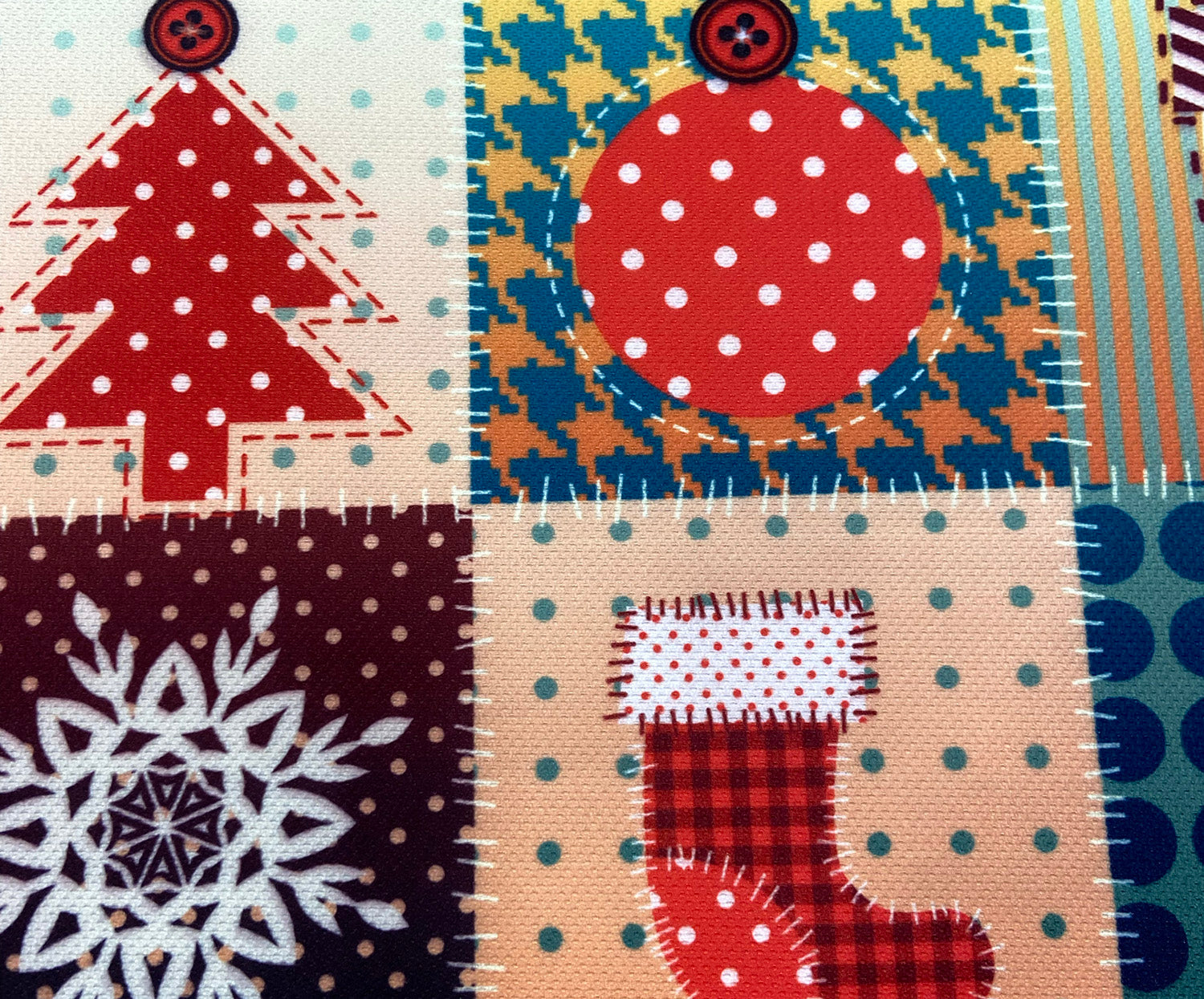 YILBAŞI PATCHWORK DİJİTAL BASKI KUMAŞ - HARMONİ
